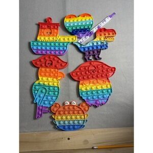 Pop It Fidget Toy Fast Push Game Decompression Toy Dinosaur Sensory